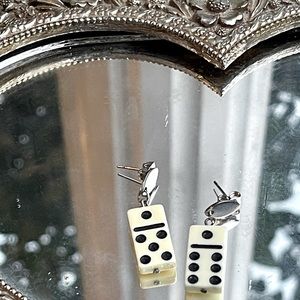 Domino Post Earrings For Pierced Ears